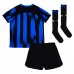 Inter Milan Heimtrikot 2023-24 Kurzarm (+ kurze hosen)